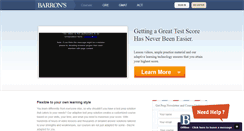 Desktop Screenshot of barronstestprep.com
